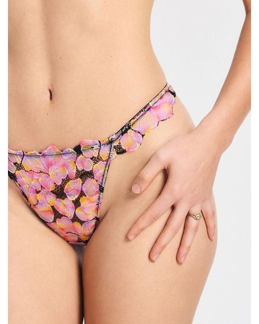 Savage X Natural Sun Tide Floral Lace Thong