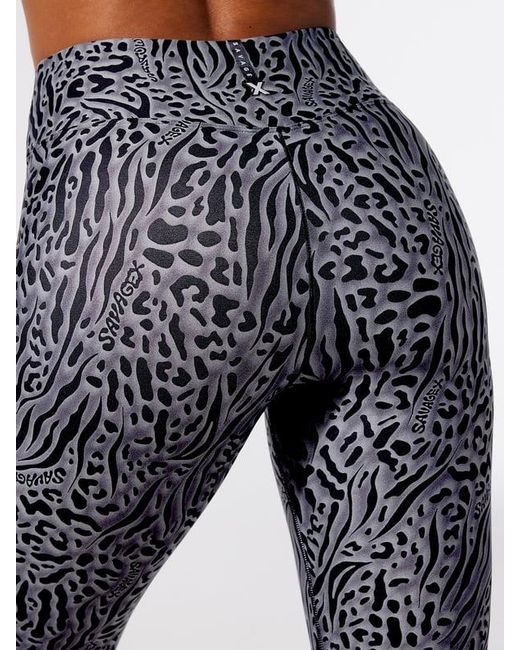 Savage X Black Locked & Lifted High-waist Leggings