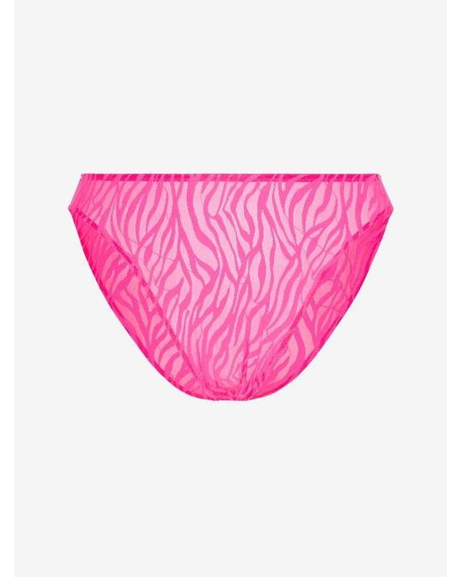 Savage X Pink Untamed Lavish Lace High-leg Bikini Knickers