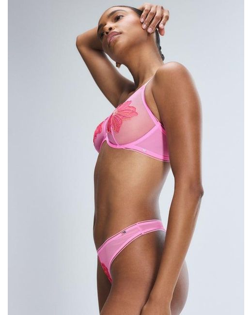 Savage X Pink Garden Nouveau Unlined Plunge Bra