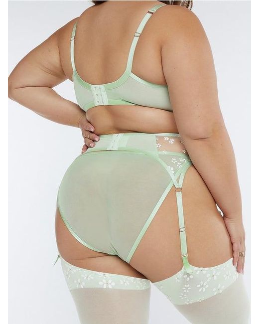 Savage X Gray Puff Daisy Suspender