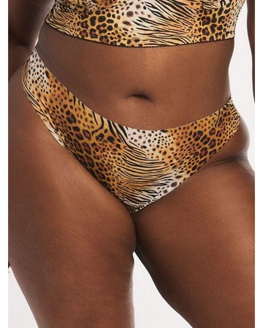 Savage X Brown No-show Thong