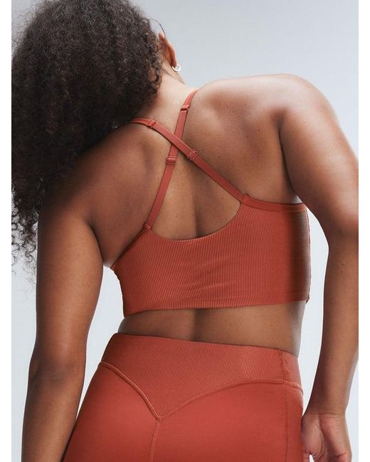Savage X Red Curve Alert Rib Shelf-bra Tank