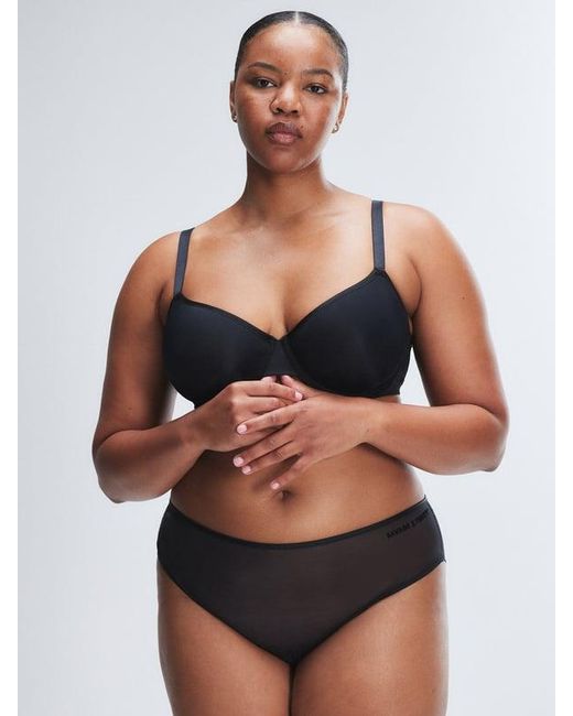 Savage X Black Sheer X Demi Spacer Bra