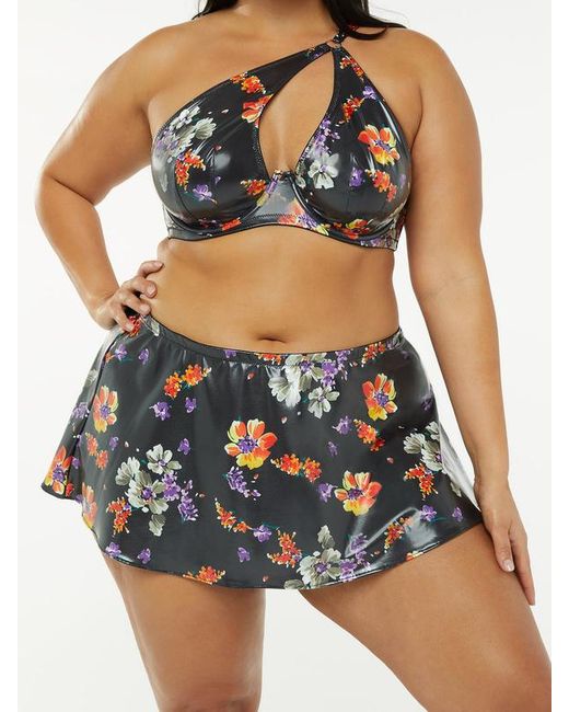 Savage X Black Night Blooms Skirt