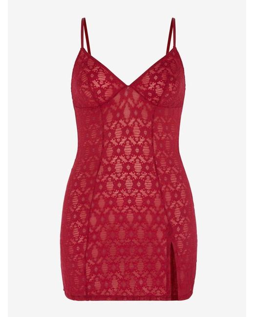 Savage X Red Love Bite Slip