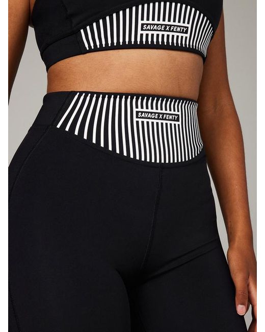 Savage X Black Xccentuate High-waist Bike Short