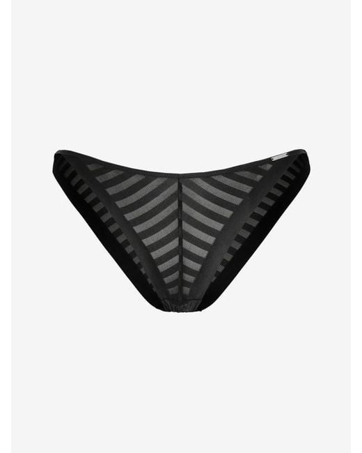 Savage X Natural Show N' Tell Stripe String Bikini Knickers