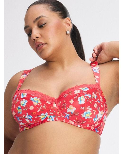 Savage X Red Monamour Unlined Low-cut Balconette Bra