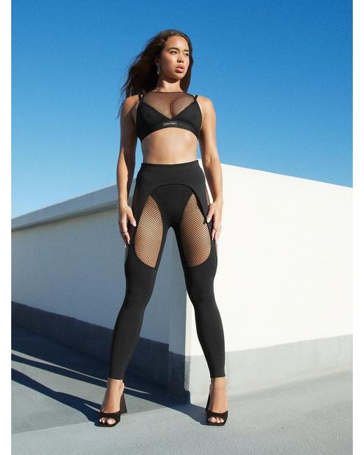 Savage X Blue Pin Up High-waist Leggings