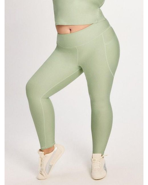Savage X Green Supple Flex High-waist Side Pocket Legging