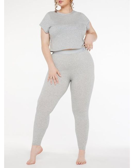 Savage X White Rib Essentials High-waist Legging