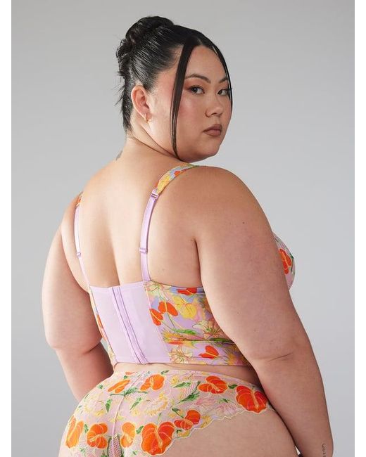Savage X Multicolor Mutha Nature Satin Bustier
