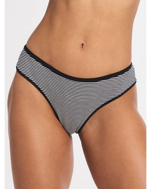Savage X Gray Cotton Essentials Cheeky Knickers