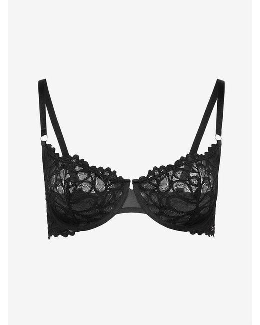 Savage X Black Savage Not Sorry Unlined Lace Balconette Bra