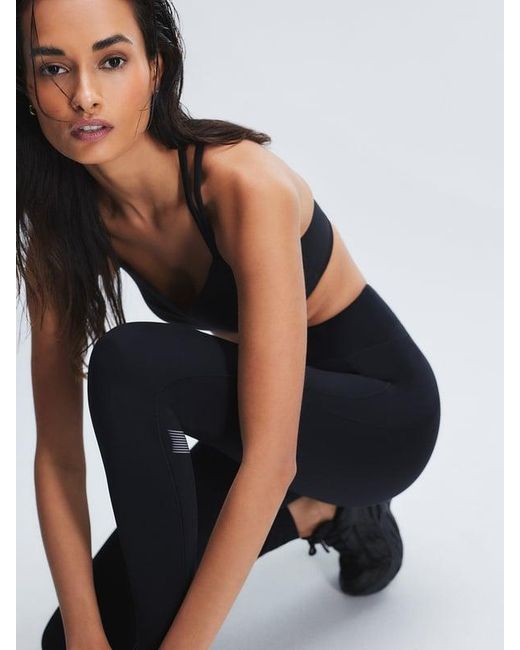 Savage X Blue Sky-hi Logo Patch Super High-waist Pocket Leggings