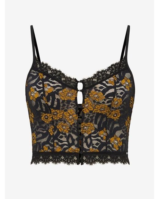 Savage X Black Feline Floral Cami