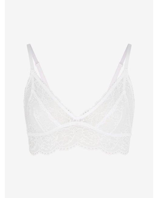 Savage X White Soft N' Savage Lace Bralette