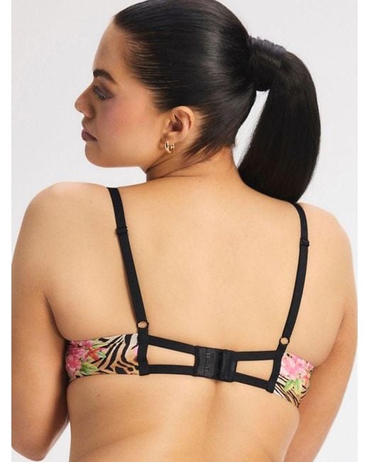Savage X Black New Microfiber Push-up Bra