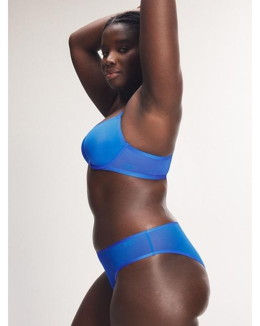 Savage X Blue Sheer X Demi Spacer Bra