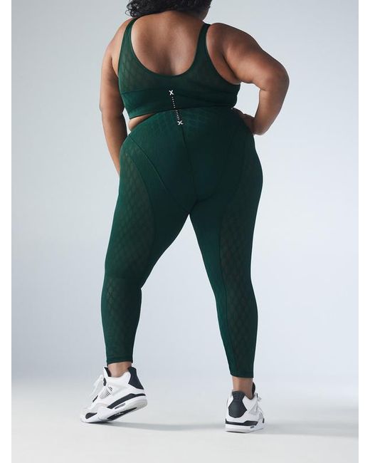 Savage X Green Peak Performance High-waist X Mesh Legging
