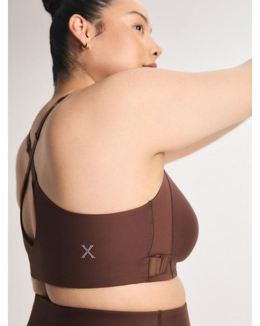 Savage X Black Cool Curves Medium-impact Wrap Back Sports Bra