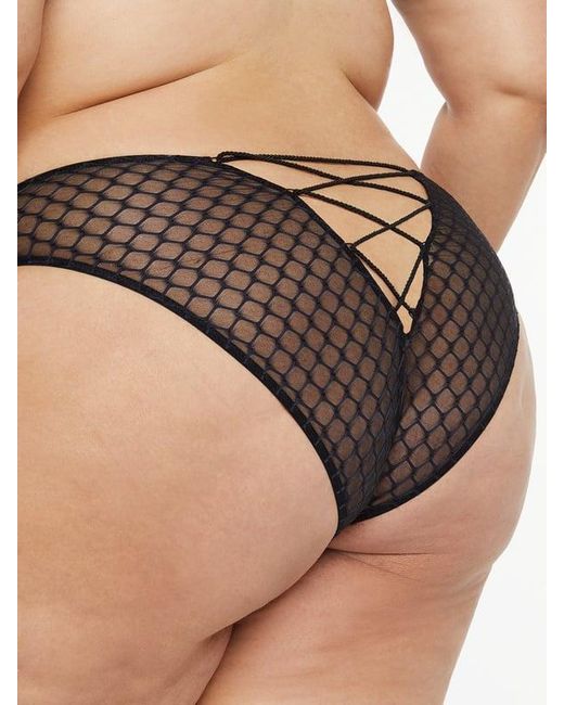 Savage X Natural Baroque Bondage Open-back Brazilian