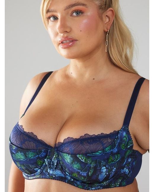 Dolled Up Lace Quarter Cup Bra