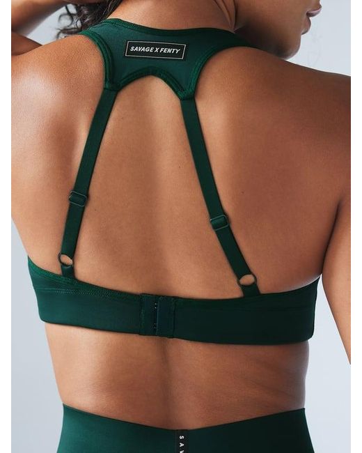 Savage X Green Hotline Medium-impact Sports Bra