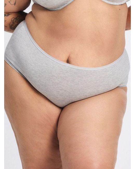 Savage X Blue Cotton Essentials Brief Knickers