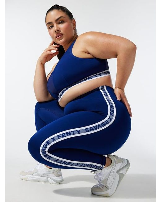 Savage X Blue Main Player High-waist Leggings