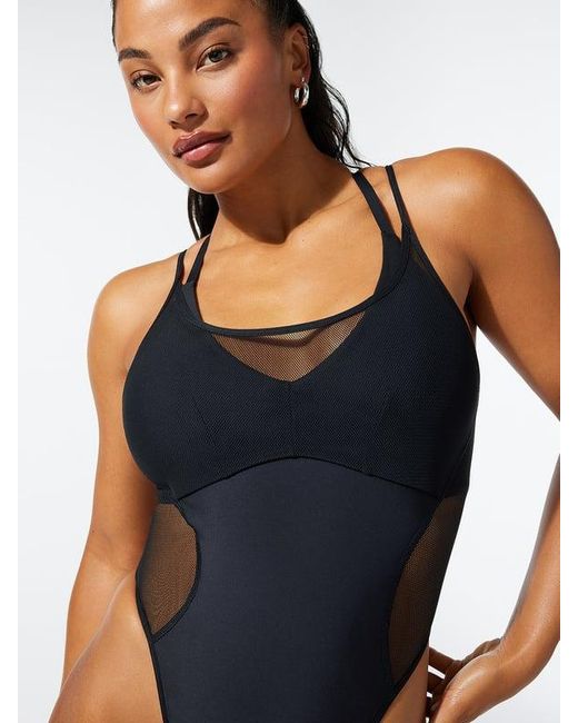 Savage X Blue 1-on-1 Bodysuit