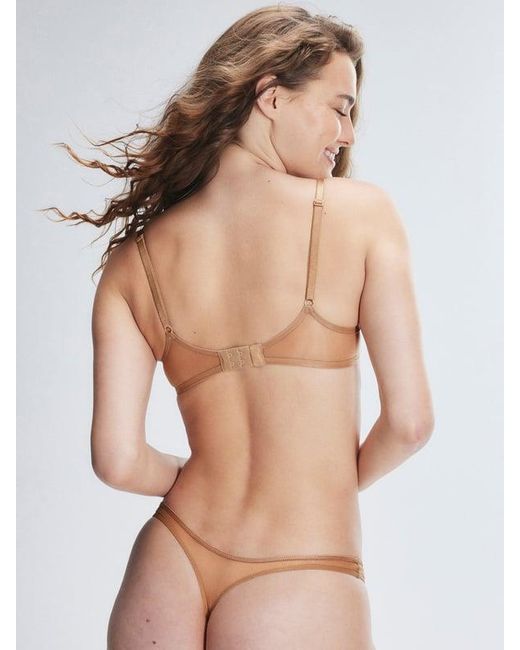 Savage X Brown Sheer X Demi Spacer Bra