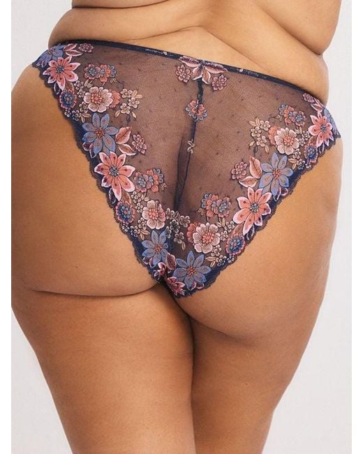 Savage X Pink Mod Poppy Lace Brazilian Panty
