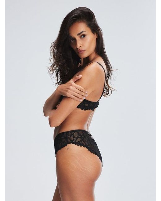 Savage X Black Savage Not Sorry Lace Cheeky Panty