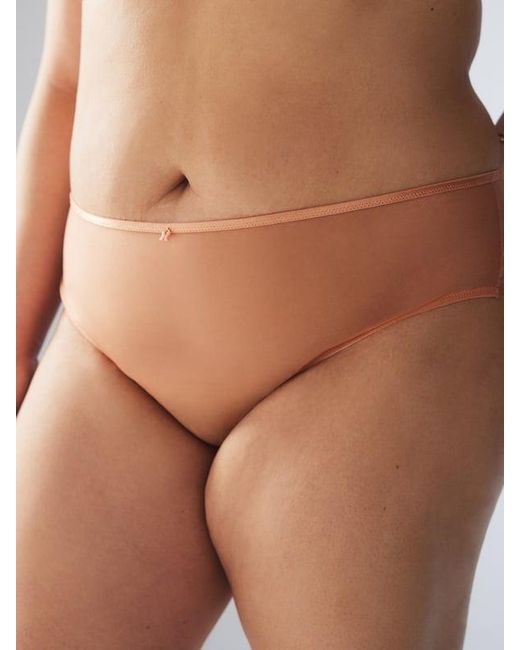 Savage X Brown Sheer X Cheeky Knickers