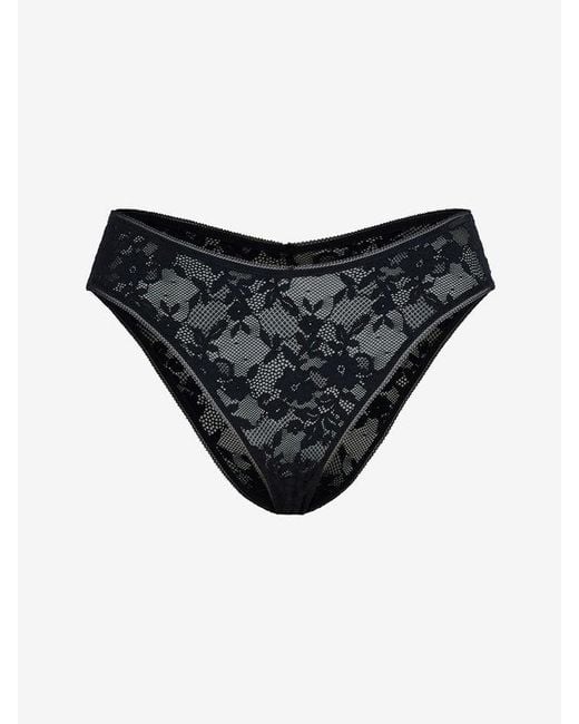 Savage X Black Luxe Lace Cheeky Panty
