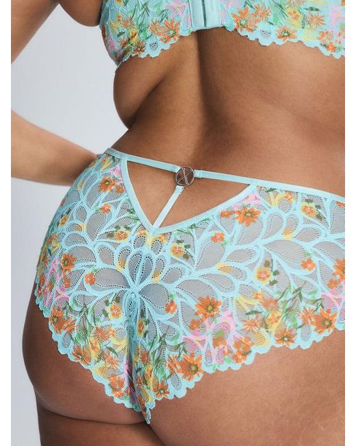 Savage X Blue Savage Not Sorry Lace Cheeky Knickers
