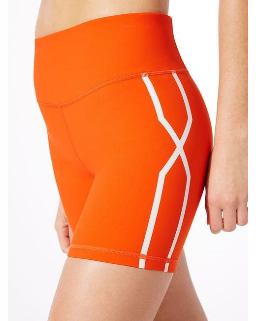 Savage X Orange Retro Runna Graphic Bike Short