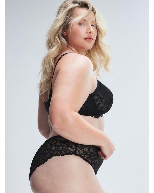 Savage X Black Savage Not Sorry Unlined Lace Balconette Bra