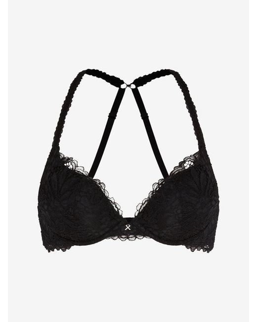 Savage X Black Romantic Corded Lace Push-up Bra