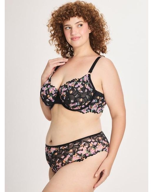 Savage X Black Savage Not Sorry Lace Cheeky Knickers