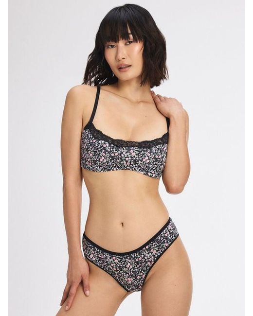 Savage X Gray Cotton Essentials Cheeky Knickers