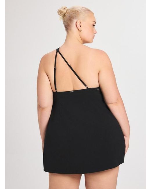 Savage X Black Lace Flow Slip Dress