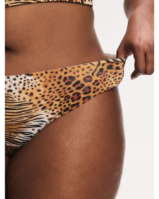 Savage X Brown No-show Thong