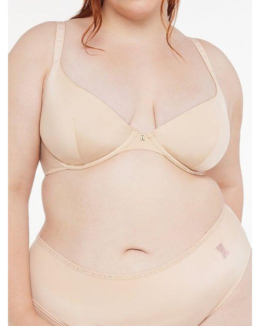 Savage X Natural New Microfiber Unlined Plunge Bra