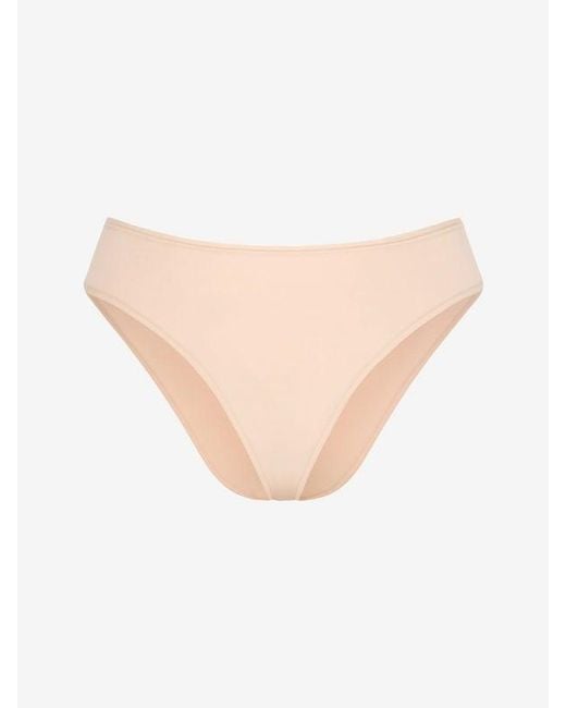 Savage X Brown Cotton Essentials Cheeky Knickers