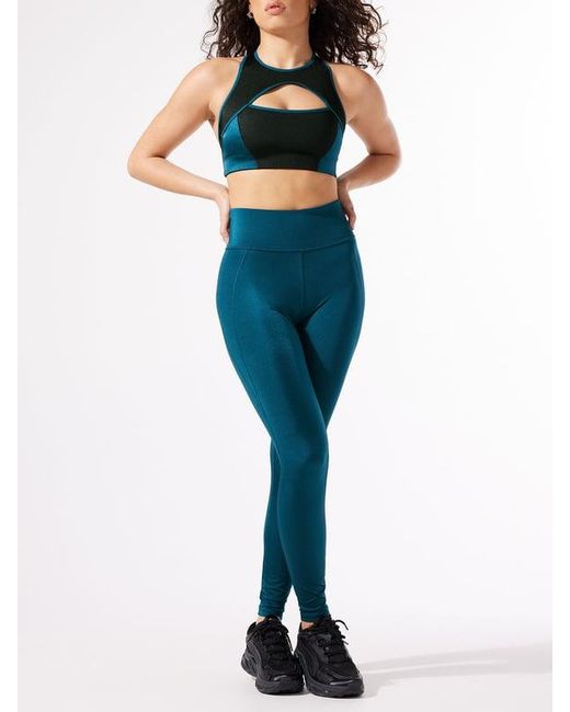 Savage X Blue Sky-hi Gloss Super High-waist Pocket Legging