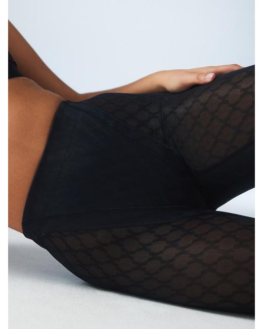 Savage X Blue Peak Performance High-waist X Mesh Leggings