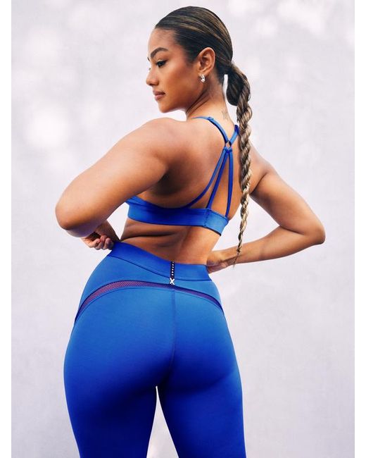 Savage X Blue Spotlight Low-impact Sports Bra